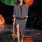 Midi rok Gemengde vezels