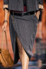 Midi rok Gemengde vezels - Image 2